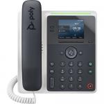Telefon IP Poly by HP Edge E100, 2 Linii, PoE, Black-White