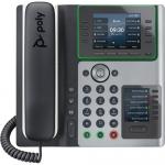Telefon IP Poly by HP Edge E450, 14 Linii, PoE, Black-Silver