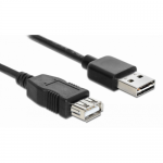 Cablu Delock 83373, USB 2.0 male - USB 2.0 female, 5m, Black