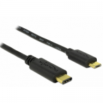 Cablu de date Delock 83602, USB 2.0 male - Micro USB, 1m, Black