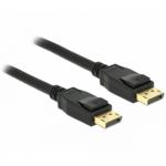 Cablu Delock 83805, DisplayPort male - DisplayPort male, 1m, Black