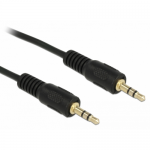 Cablu audio Delock 84001, 3.5mm jack male - 3.5mm jack male, 2.5m, Black