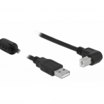 Cablu Delock 84809, USB 2.0 male - USB-B male, 0.5m, Black