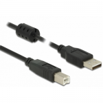 Cablu Delock 84897, USB 2.0 male - USB-B male, 2m, Black