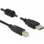Cablu Delock 84899, USB 2.0 male - USB-B 2.0 male, 5m, Black