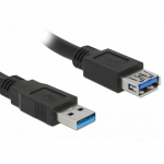 Cablu Delock 85053, USB 3.0 male - USB 3.0 female, 0.5m, Black