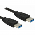 Cablu Delock 85064, USB 3.0 male - USB 3.0 male, 5m, Black