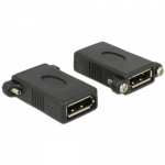 Adaptor Delock 85123, DisplayPort female - DisplayPort female, Black