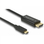 Cablu Delock 85257, USB-C male - DisplayPort male, 3m, Black