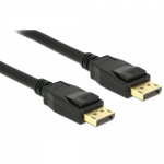 Cablu Delock 85506, DisplayPort male - DisplayPort male, 0.5m, Black