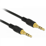 Cablu audio Delock 85545, 3.5mm jack male - 3.5mm jack male, 0.5m, Black