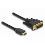 Cablu Delock 85583, HDMI male - DVI male, 1.5m, Black