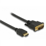 Cablu Delock 85653, HDMI male - DVI male, 1.5m, Black