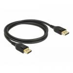 Cablu Delock 85658, DisplayPort male - DisplayPort male, 1m, Black