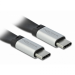 Cablu de date Delock 85926, USB-C male - USB-C male, 0.22m, Black