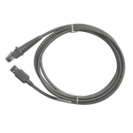 Cablu USB Datalogic 90A052072 pentru Cititoare coduri de bare Touch 65/90, RJ-10 to USB-A, 3.7m, Grey