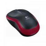 Mouse Optic Logitech M185, USB Wireless, Black-Red