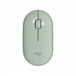 Mouse Optic Logitech Pebble M350, Bluetooth/USB Wireless, Eucalyptus