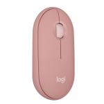 Mouse Optic Logitech Pebble 2 M350s, USB Wireless/Bluetooth, Rose