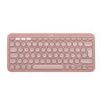 Tastatura Logitech Pebble Keys 2 K380s, Bluetooth, Layout US, Rose