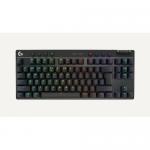 Tastatura Logitech G PRO X TKL Tactile, RGB LED, USB Wireless/Bluetooth, Layout US, Black