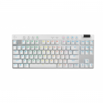 Tastatura Logitech G PRO X TKL Tactile, RGB LED, USB Wireless/Bluetooth, Layout US, White