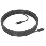 Cablu de date Logitech 939-001799, USB - USB-C, 10m, Black