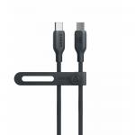 Cablu de date Anker Bio 543, USB-C - USB-C, 1.8m, Black