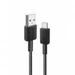 Cablu de date Anker 322, USB-C - USB-A, 0.9m, Black
