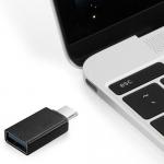 Adaptor Gembird, USB tip C male - USB tip A, Black