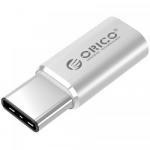 Adaptor Orico CTM1 USB 2.0 Type-C, male - Micro USB 2.0 Type-A, female, Silver