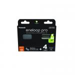 Acumulatori Panasonic Eneloop Pro, 4x R03/AAA, Blister + BOX
