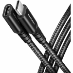 Cablu de date Axagon BUCM32-CF15AB, USB-C male - USB-C female, 1.5m, Black