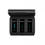 Kit Microfon Wireless Boya Lavaliera BY-XM6-K2, Black