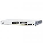 Switch Cisco Catalyst C1300-24P-4X, 24 porturi, PoE+