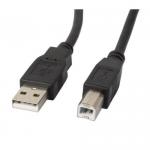 Cablu Lanberg CA-USBA-10CC-0010-BK, USB - USB-B, 1m, Black