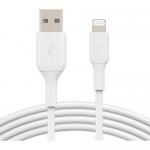 Cablu de date Belkin Boost Charge, USB 2.0 - Lightning, 2m, White
