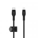 Cablu de date Belkin Pro Flex, USB-C - Lightning, 1m, Black