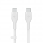 Cablu de date Belkin Flex, USB-C - USB-C, 3m, White