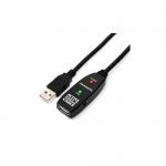 Cablu Axagon ADR-205, USB - USB + 3.5mm jack, 5m, Black