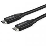 Cablu de date Startech USB2C5C1M, USB-C - USB-C, 1m, Black
