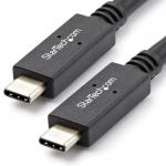 Cablu de date Startech USB31C5C1M, USB-C - USB-C, 1m, Black
