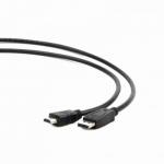 Cablu Gembird, Displayport male - HDMI male, 10m, Black