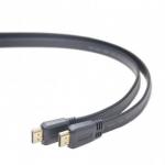 Cablu plat Gembird, HDMI male - HDMI male, 3m, Black