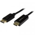 Cablu Startech DP2HDMM5MB, Displayport - HDMI, 5m, Black