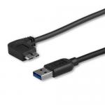 Cablu Startech USB3AU50CMLS, USB - microUSB, 0.5m, Black