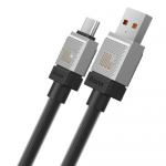 Cablu de date Baseus CoolPlay CAKW000601, USB 2.0 - USB-C, 1m, Black