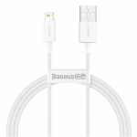 Cablu de date Baseus Superior, Fast Charging, CALYS-C02, USB - Lightning, 2m, White
