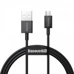 Cablu de date Baseus Superior, Fast Charging, CAMYS-01, USB - Micro-USB, 1m, Black