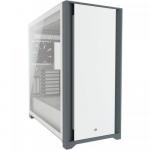 Carcasa Corsair 5000D Tempered Glass White, Fara sursa